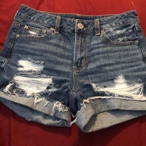 American Eagle Tomgirl Midi Shorts